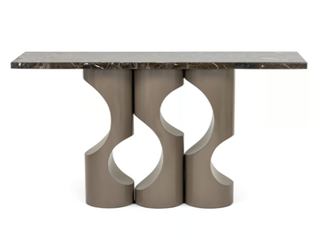 MOKARA - Rectangular marble console table by JOSÉ LEITE DE CASTRO - view 2